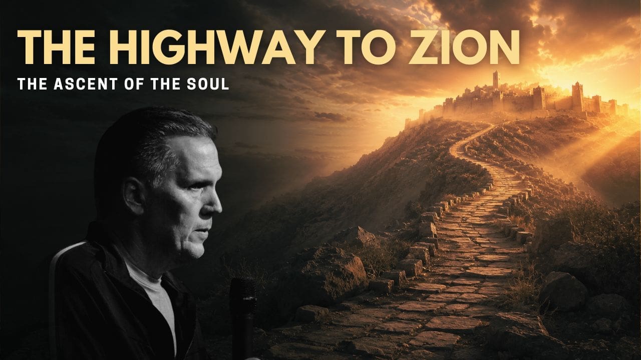 The Highway to Zion teaching at The Gathering in Colorado Springs on Pentecost, focused on fire, union with Christ, and the undivided heart.